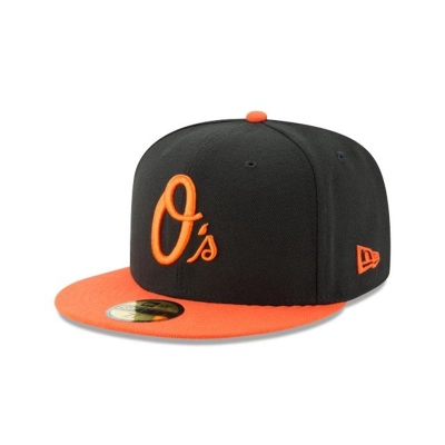 Baltimore Orioles Gorra | New Era MLB Authentic Collection 59fifty Fitted Cap Mexico - Negros